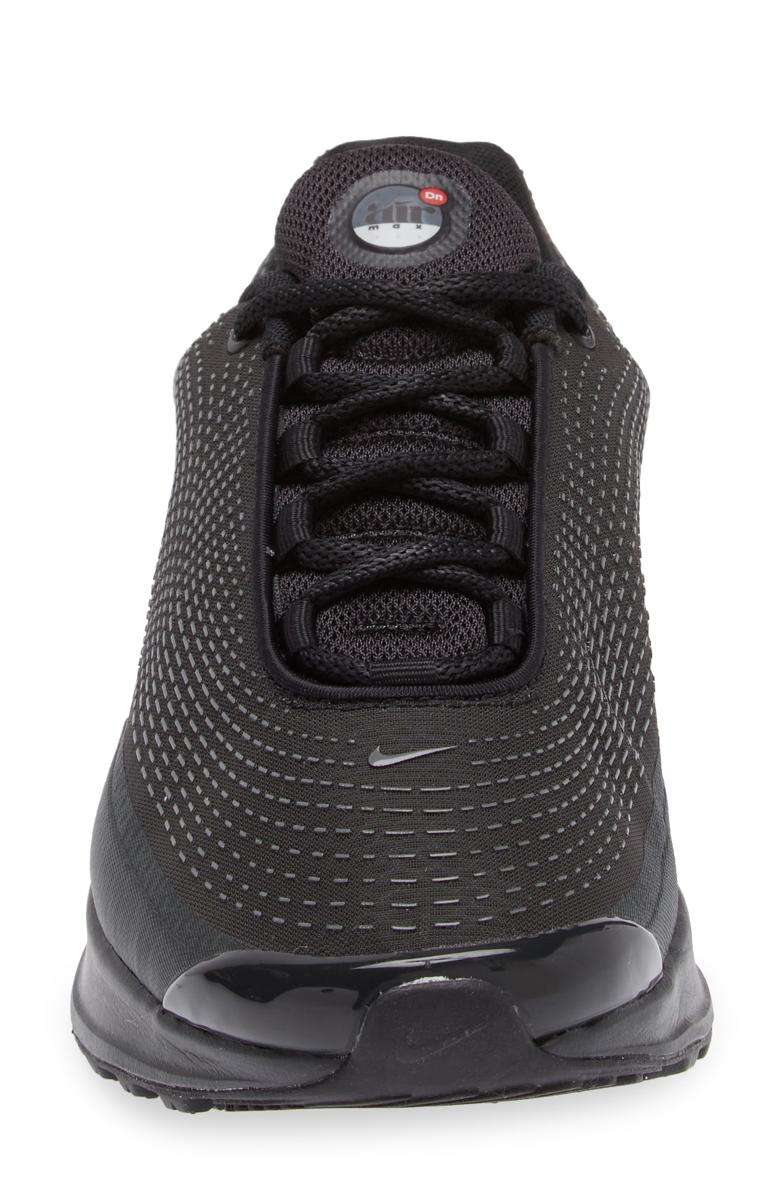 Air Max Dn Sneaker, Alternate, color, BLACK/ METALLIC DARK GREY