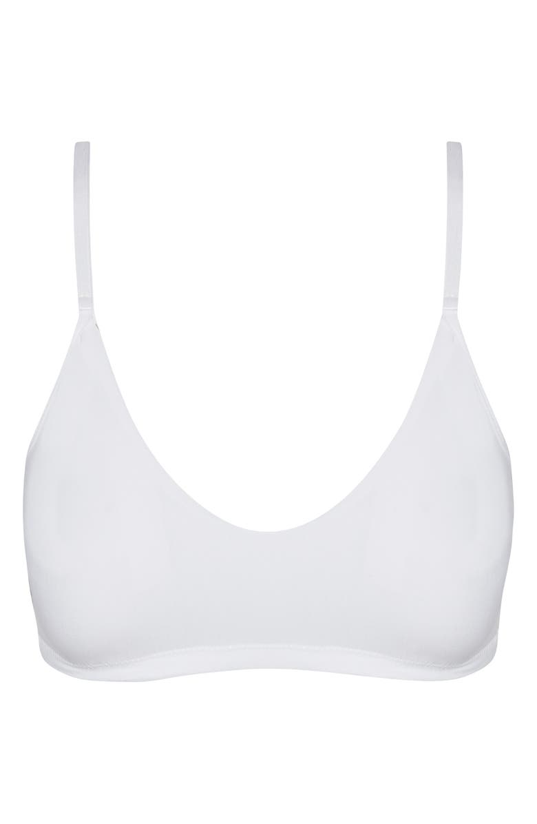 Commando Butter Bralette, Alternate, color, White