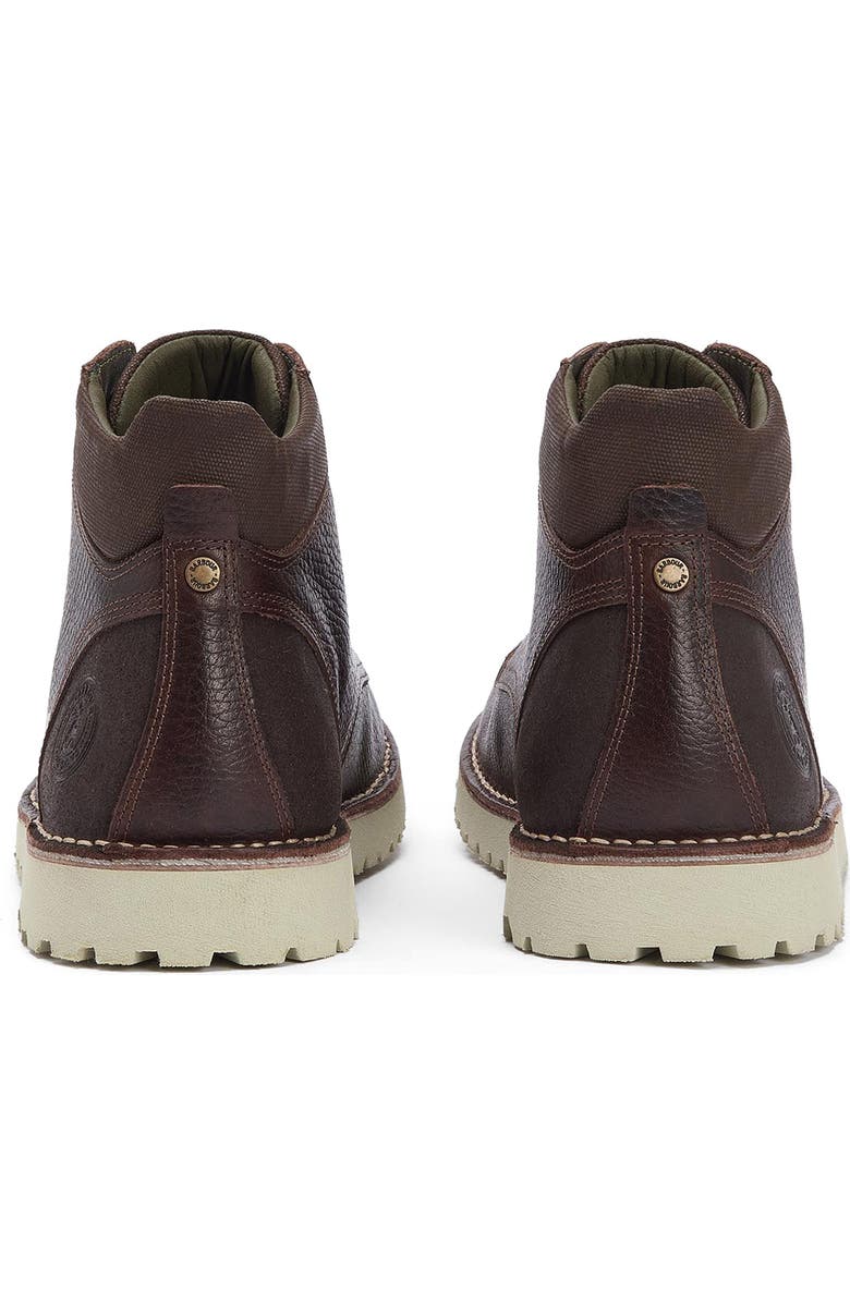 Barbour Fred Moc Toe Boot, Alternate, color, Brown