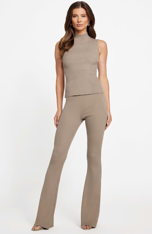 Marciano Agathe Mock Neck Sleeveless Sweater In Gray