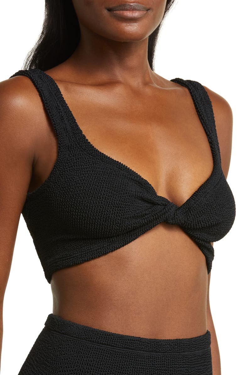 Hunza G Jamie Twist Two-Piece Swimsuit, Alternate, color, 