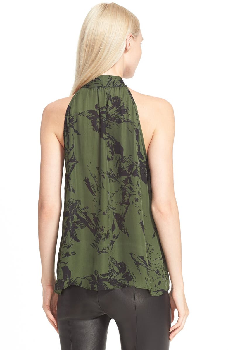 Parker 'Brantling' Sleeveless Print Silk Top, Alternate, color, 