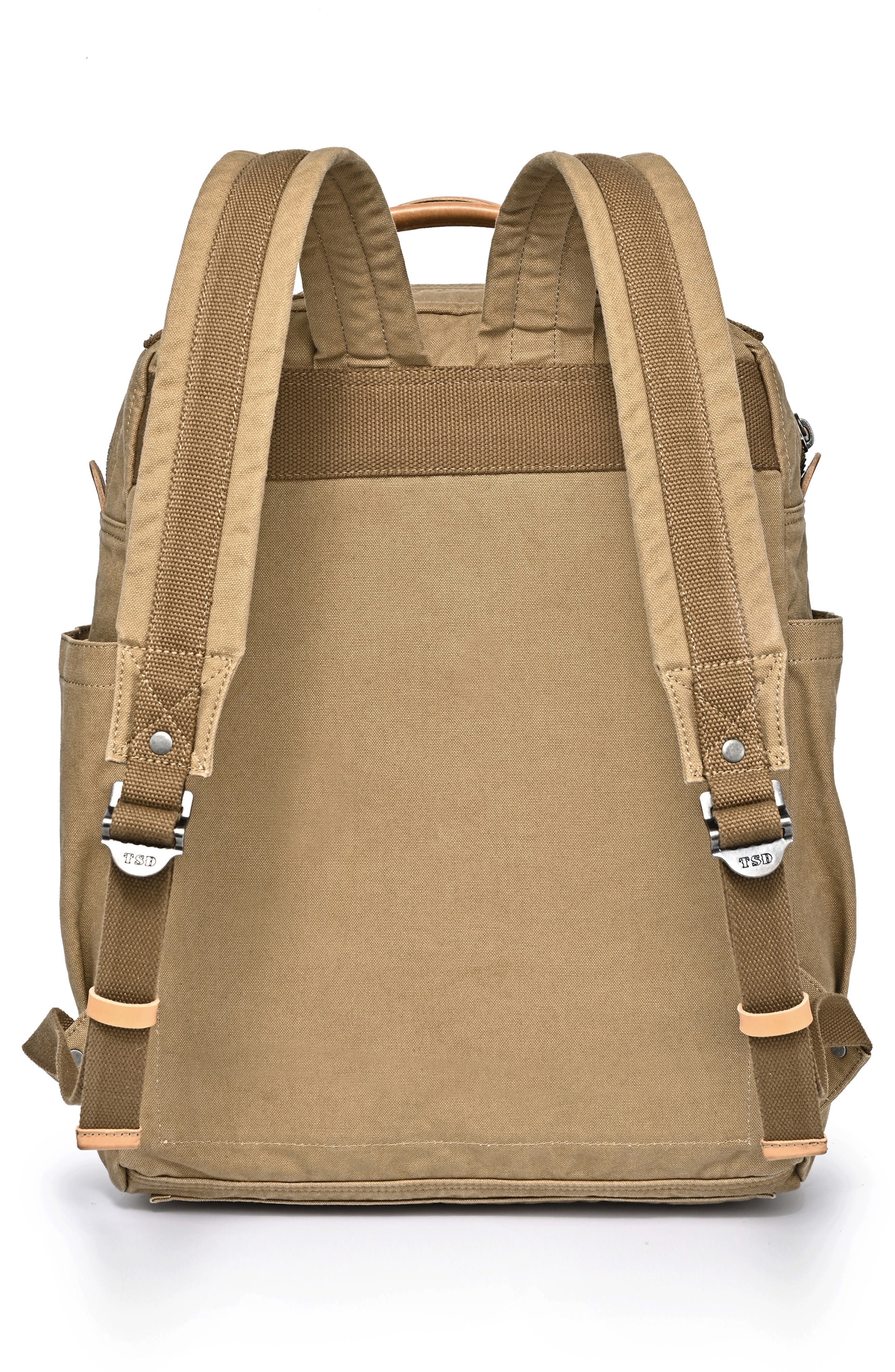 Tila Canvas Backpack, Alternate, color, KHAKI