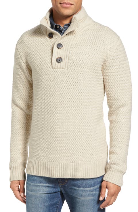 Military Henley Sweater