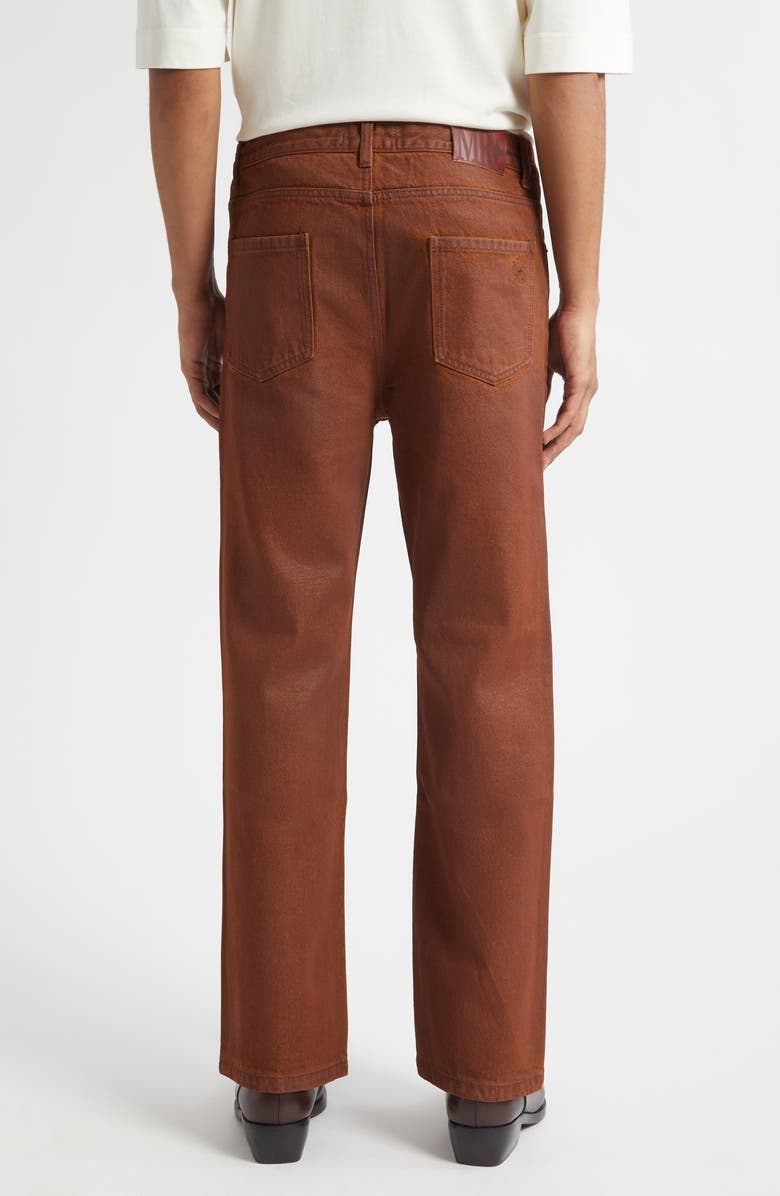 MIDNIGHT RODEO Texoma Waxed Denim Jeans, Alternate, color, Coated Brown