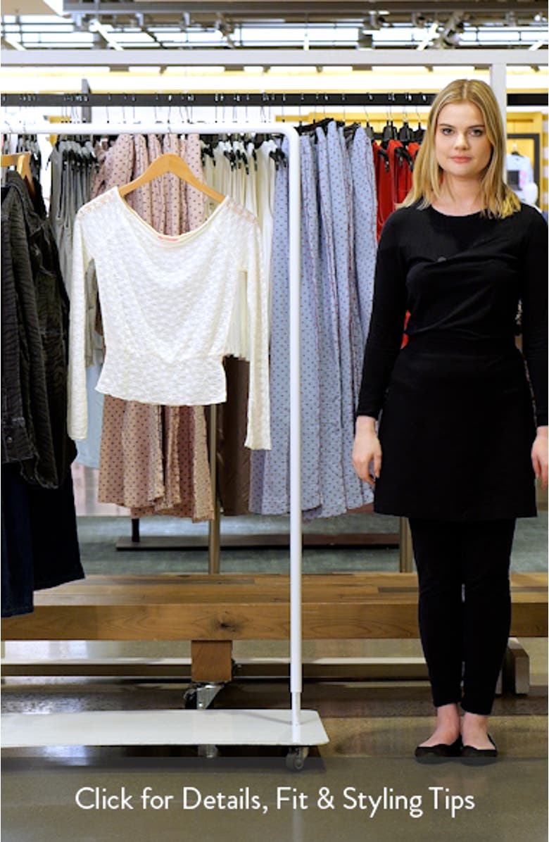 Alef Sheer Lace Off the Shoulder Top, sales video thumbnail