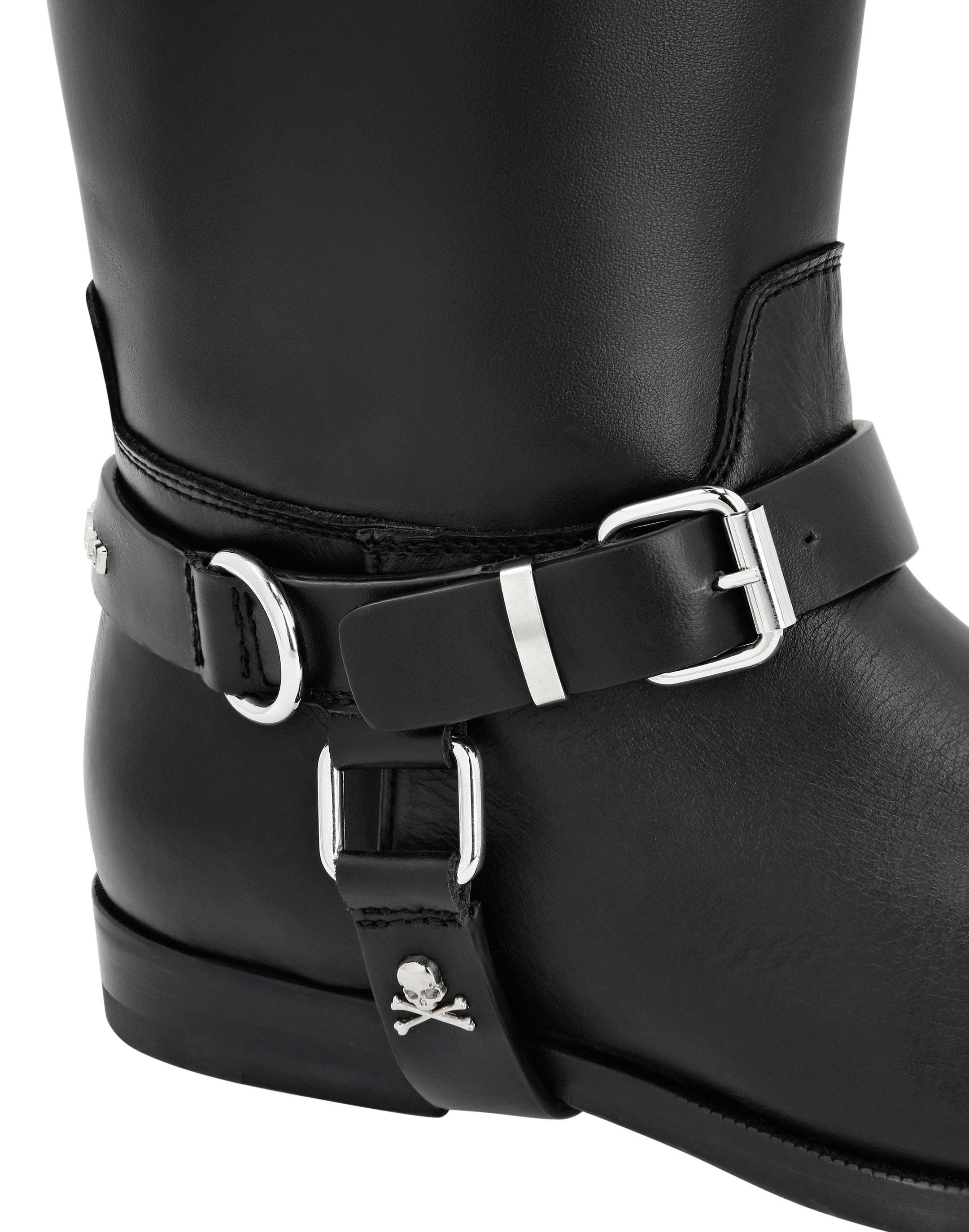 Boots Flat High Women, Alternate, color, black