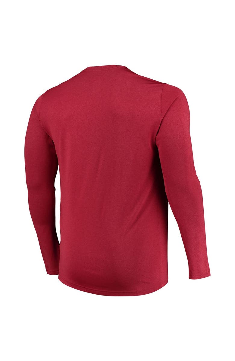 Nike Men's Nike Crimson Oklahoma Sooners Big & Tall Primary Logo Legend Performance Long Sleeve T-Shirt, Alternate, color, 