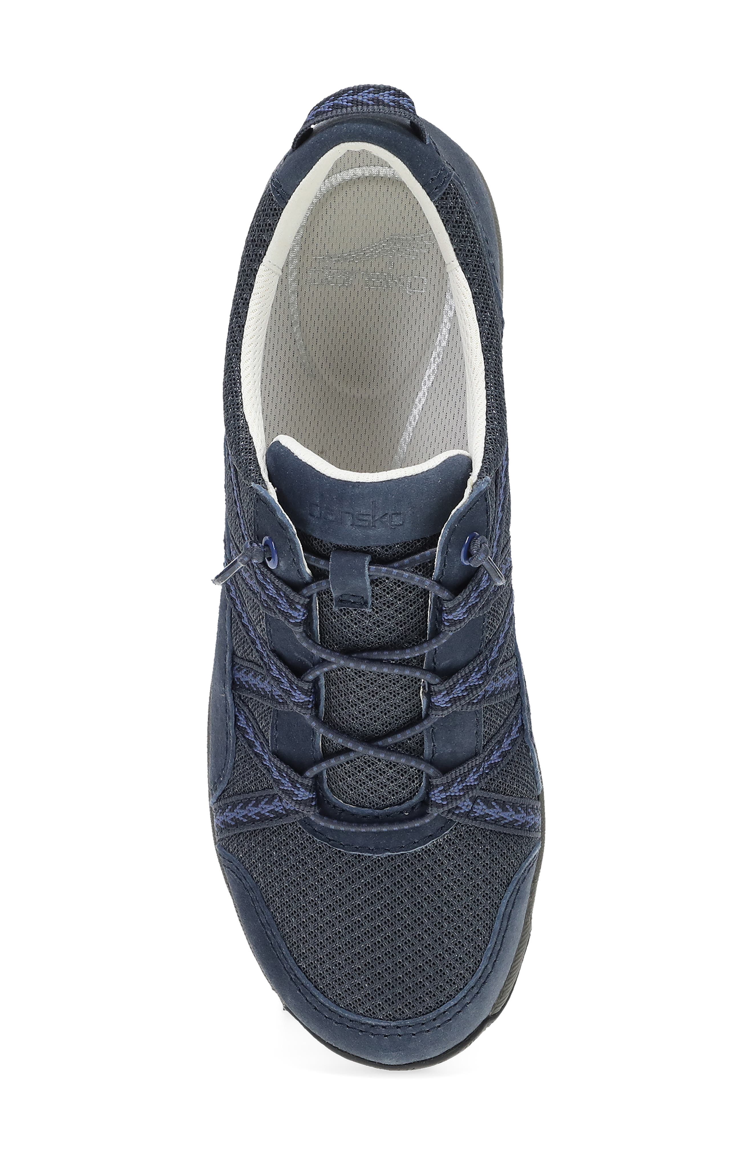 Dansko Harlyn Sneaker, Alternate, color, Navy Suede