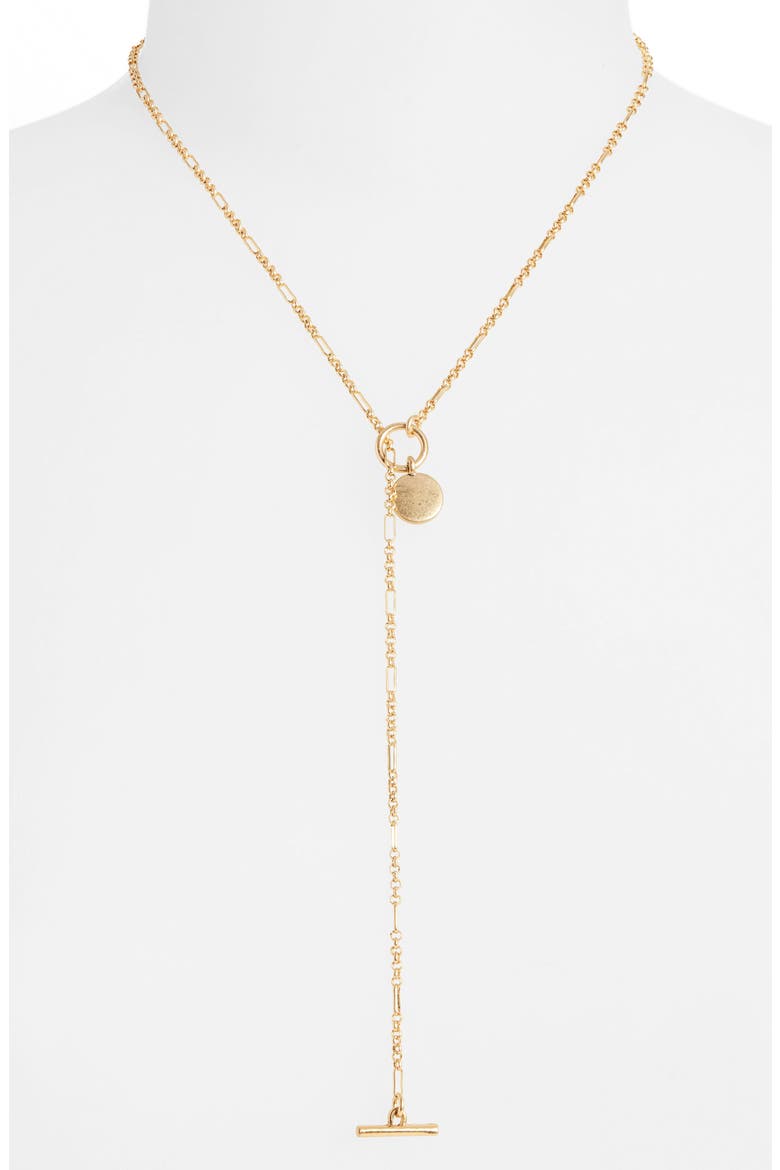Lariat Necklace, Alternate, color, VINTAGE GOLD