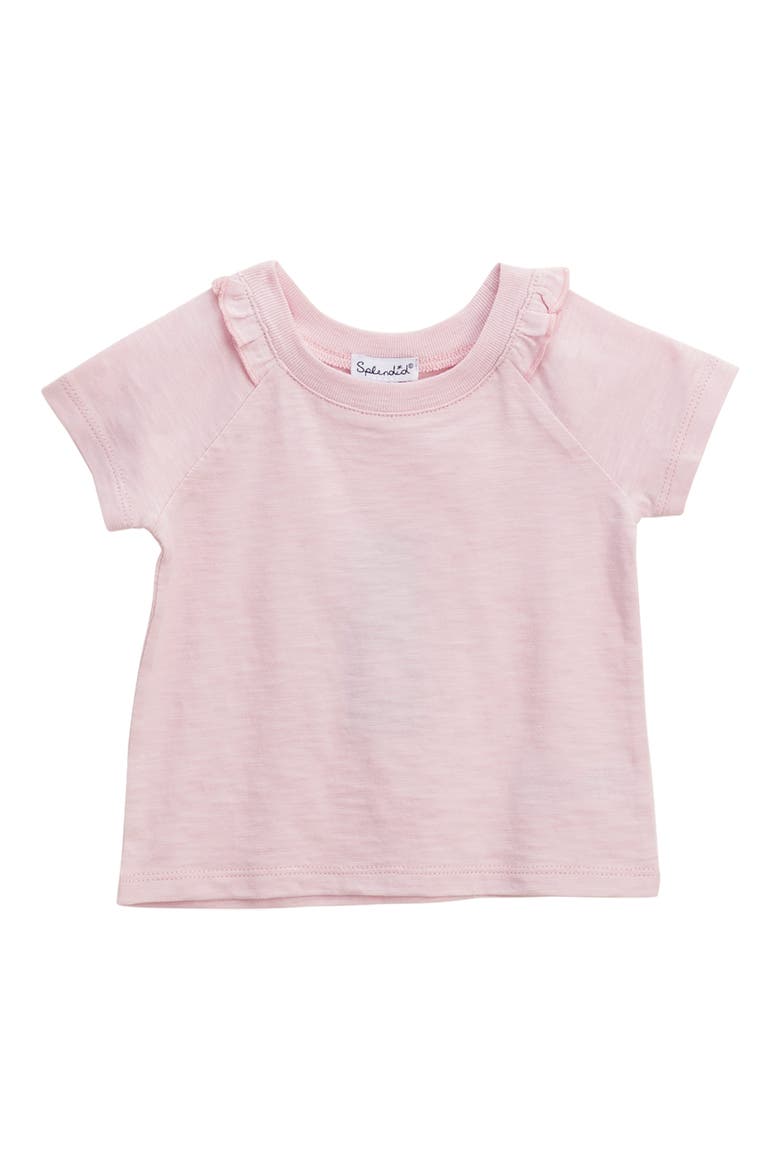 Basic Short Sleeve Tee, Main, color, BLUSH