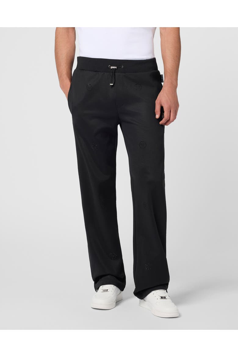 Tracksuit Trousers Monogram Stones Monogram Men, Main, color, black/black