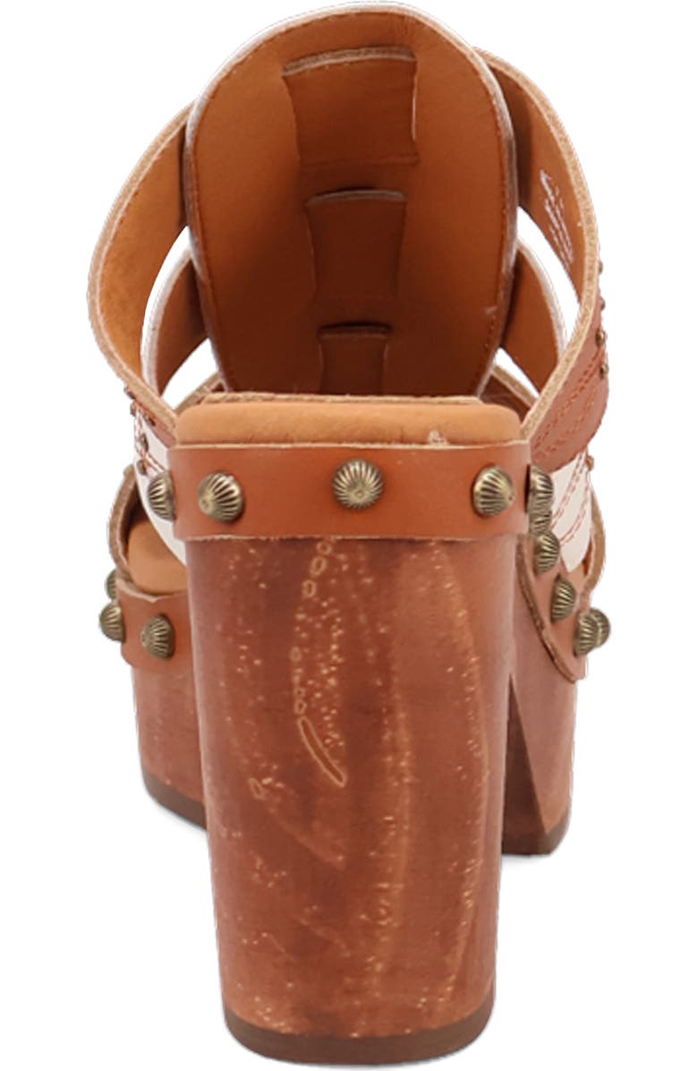 Dingo Chateau Platform Wedge Sandal, Alternate, color, Russet
