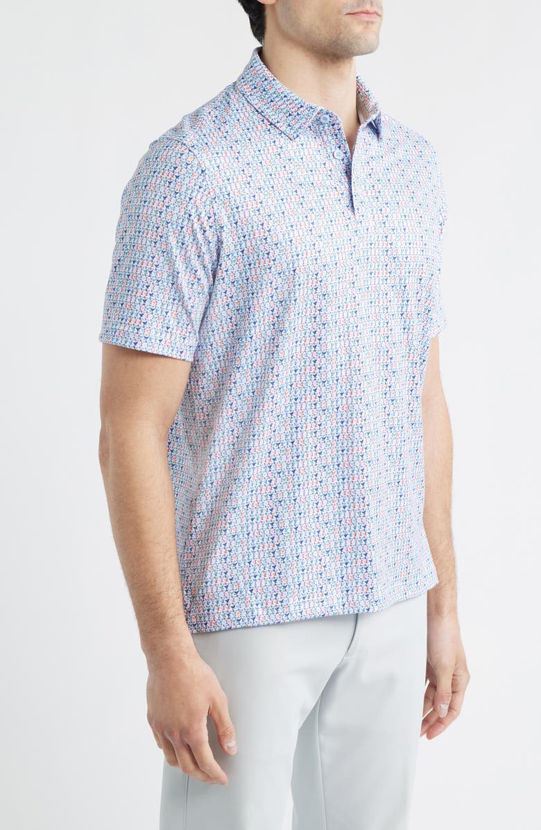 Johnston & Murphy XC+<sup>™</sup> Apex Performance Polo, Alternate, color, Blue Martini