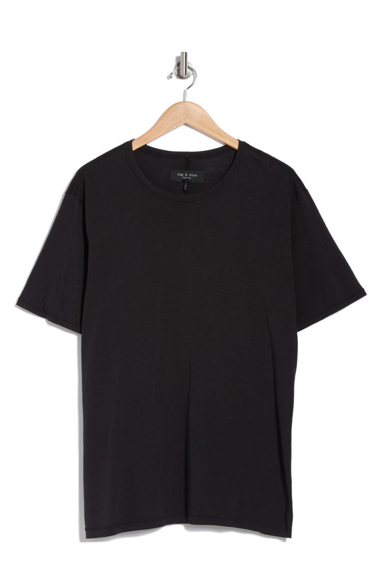 rag & bone Crewneck Cotton Blend T-Shirt, Main, color,