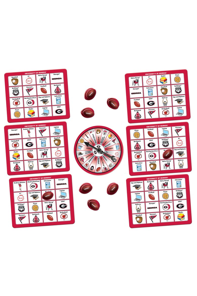 Georgia Bulldogs NCAA Bingo Game, Alternate, color, Multicolor