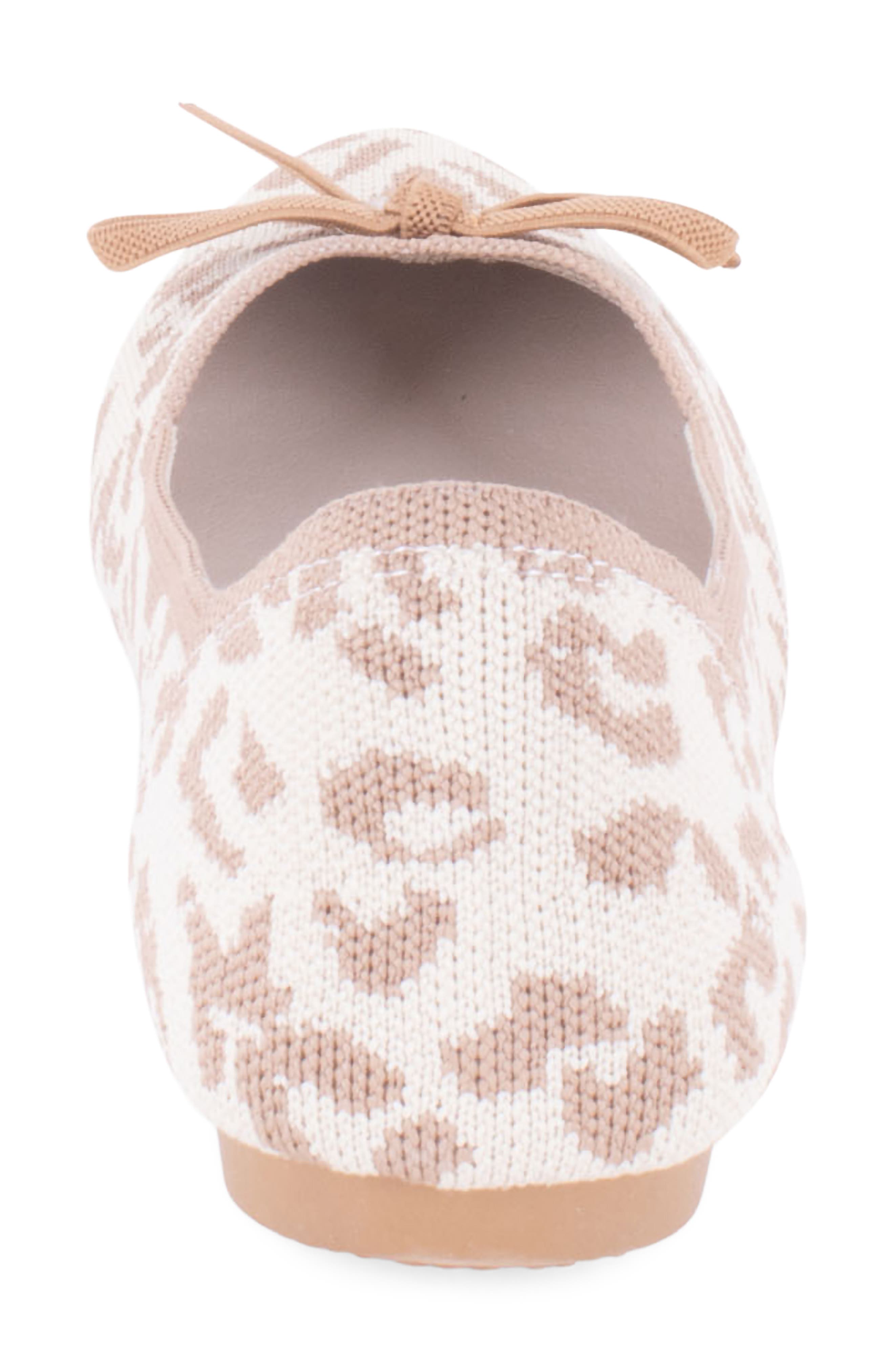 Tortuga Ballet Flat, Alternate, color, BEIGE CHEETAH