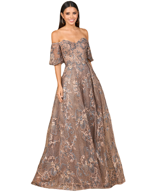 Off Shoulder Lace Ballgown