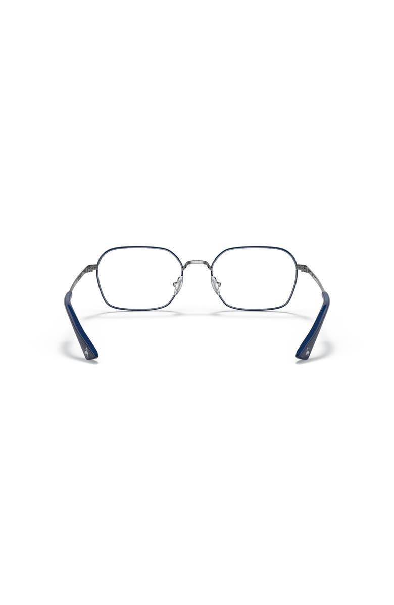 Brooks Brothers 54mm Rectangle optical glasses, Alternate, color, Blue