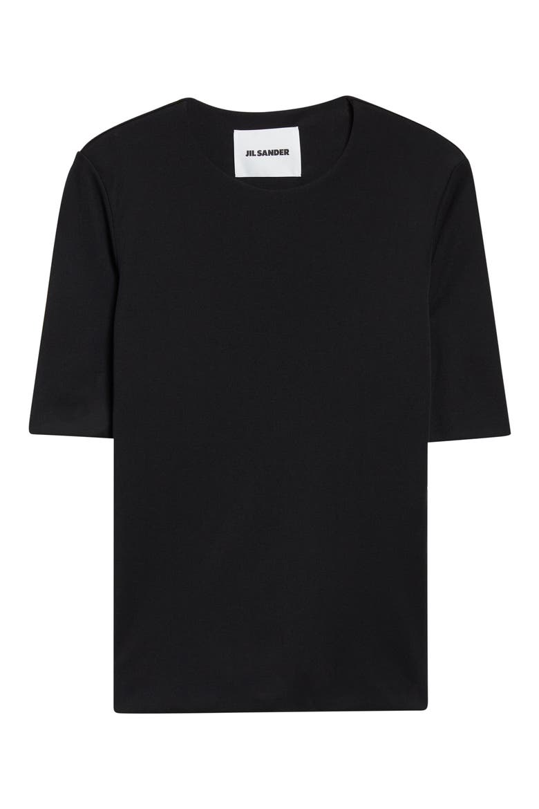Classic Crewneck T-Shirt, Alternate, color, BLACK