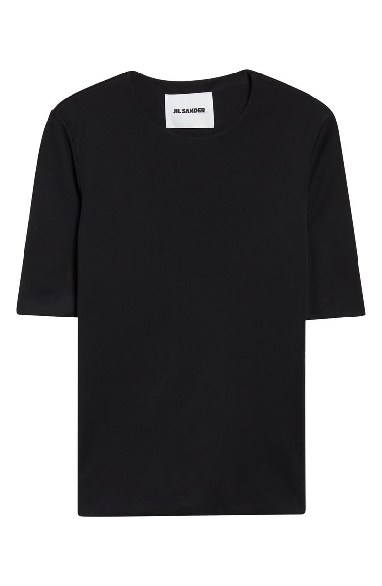 Jil Sander Classic Crewneck T-Shirt, Main, color, Black