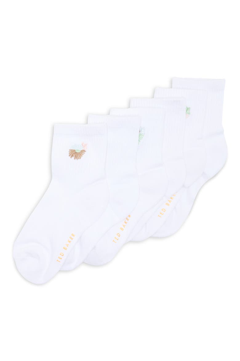 Assorted 3-Pack Crew Socks, Main, color, WHITE TRADITIONAL