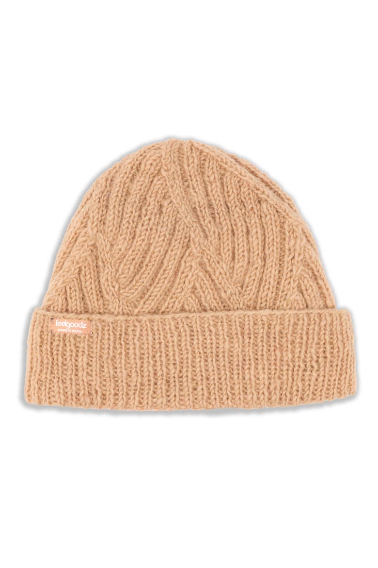 Women's Artisan Hand-Knit Vienna Beanie Hat, Main, color, Sparrow