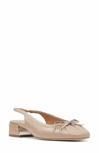 Dara Slingback Square Toe Pump