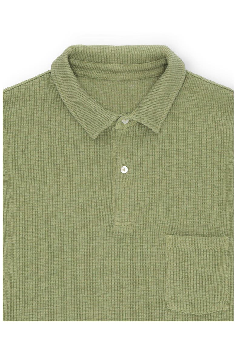 Missourim Waffle Jersey Short Sleeve Polo, Alternate, color, OIL