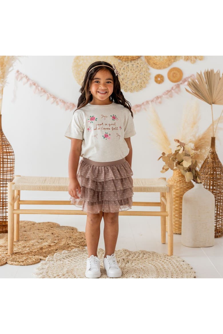 Just A Fall Girl Short Sleeve T-Shirt, Alternate, color, Natural Heather