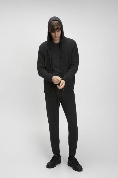 Naked Cashmere Jake Zip-up Cashmere Hoodie In Black
