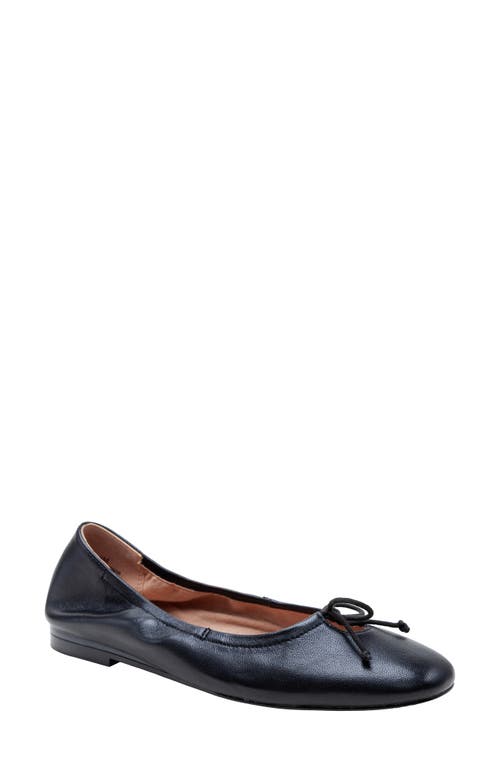 Shop Linea Paolo Mila Ballerina Flat In Black