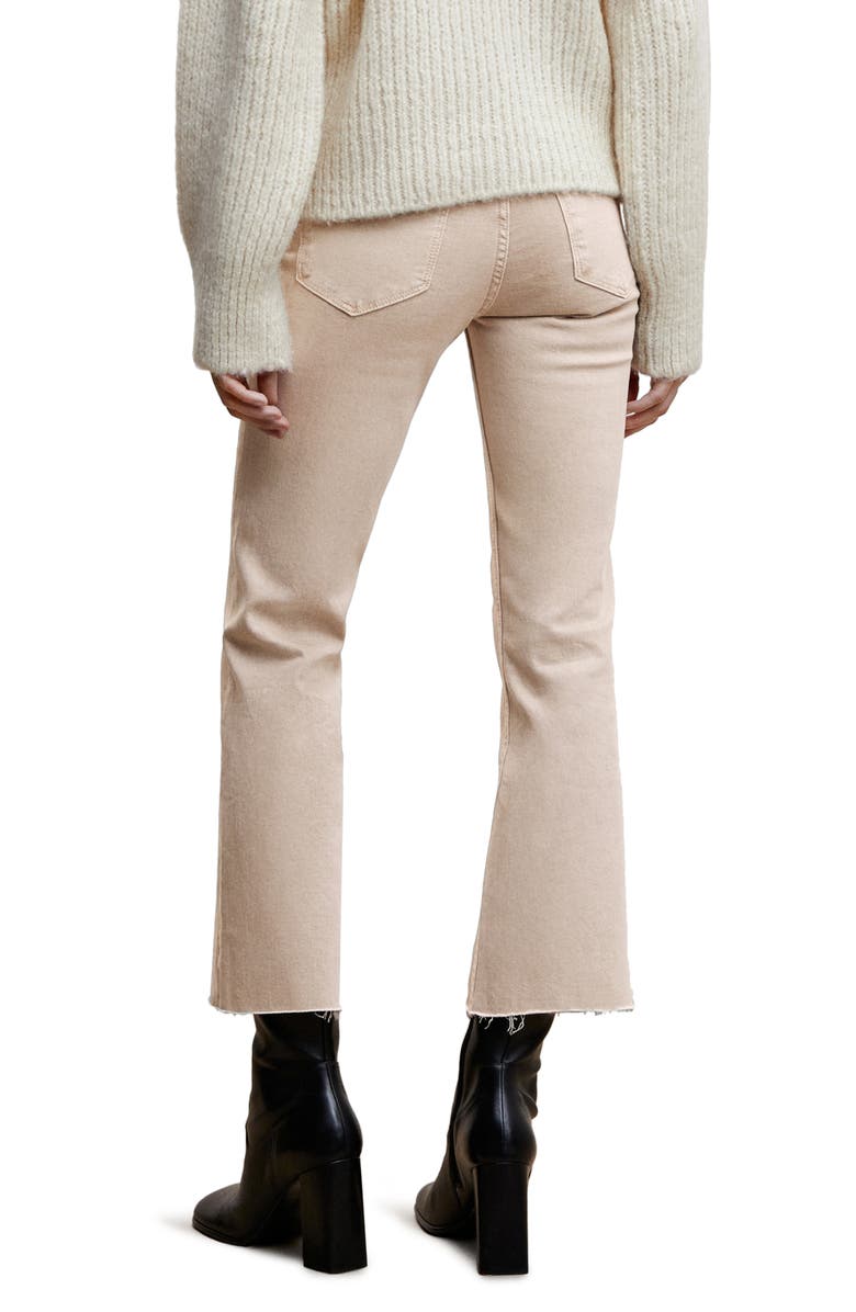 MANGO Crop Flare Jeans, Alternate, color, 