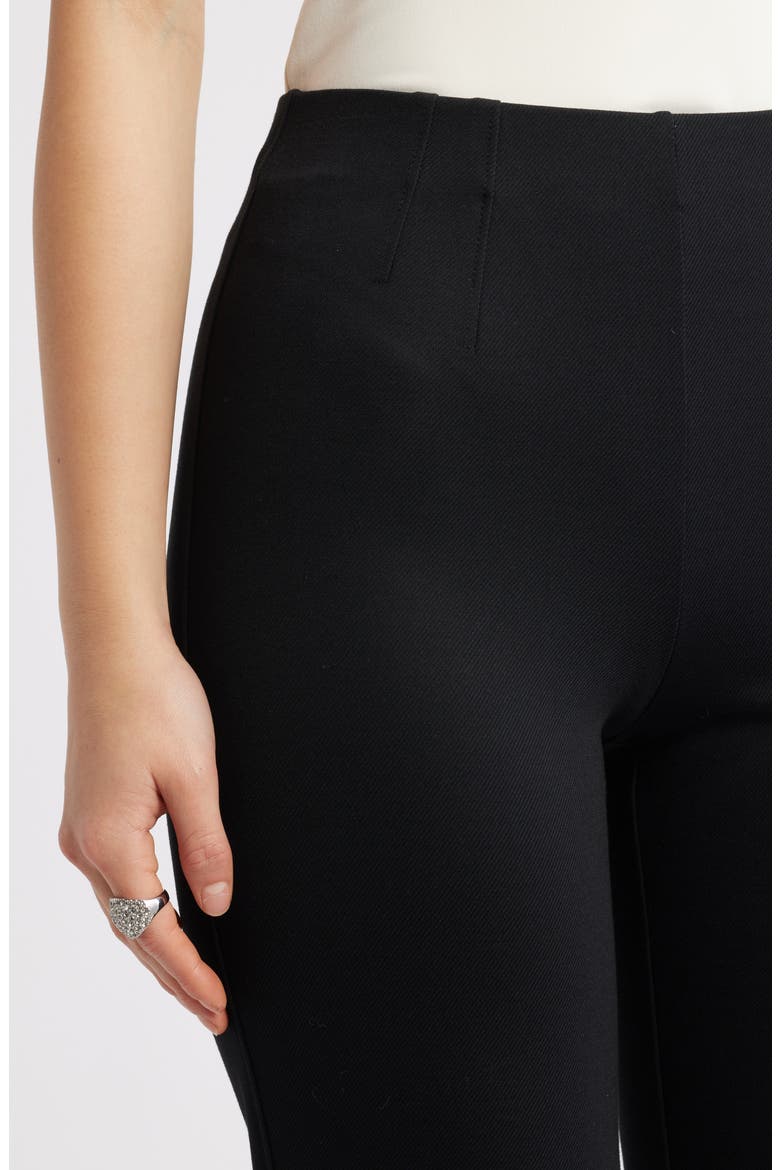 High Waist Flare Pants, Alternate, color, BLACK