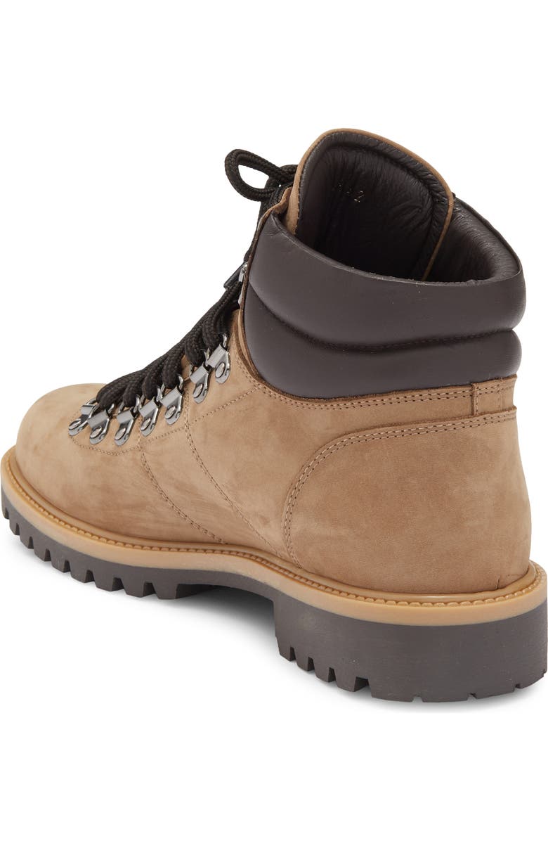 Roberto Cavalli Braises Hiking Boot, Alternate, color, Leather Taupe/ Dark Brown