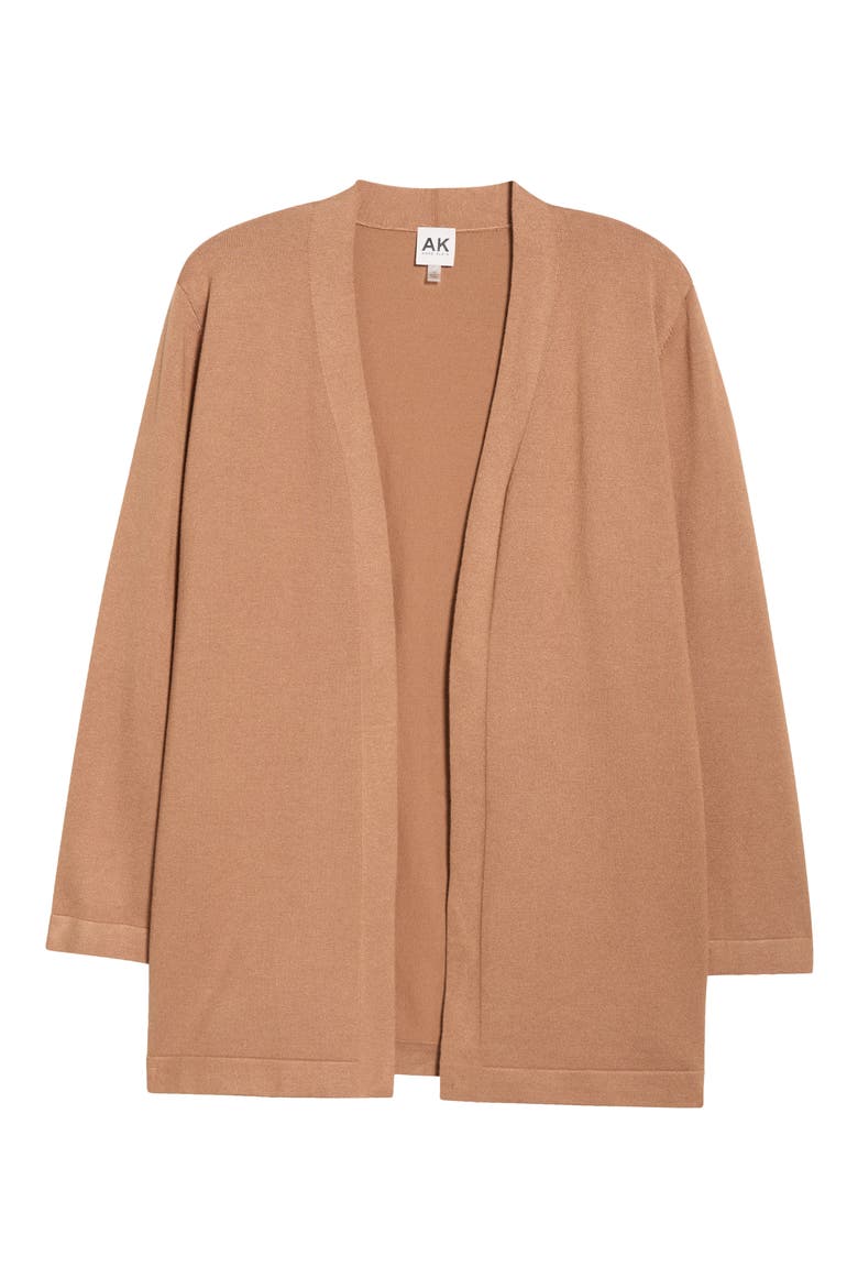 Chatham Open Front Cardigan, Alternate, color, VICUNA