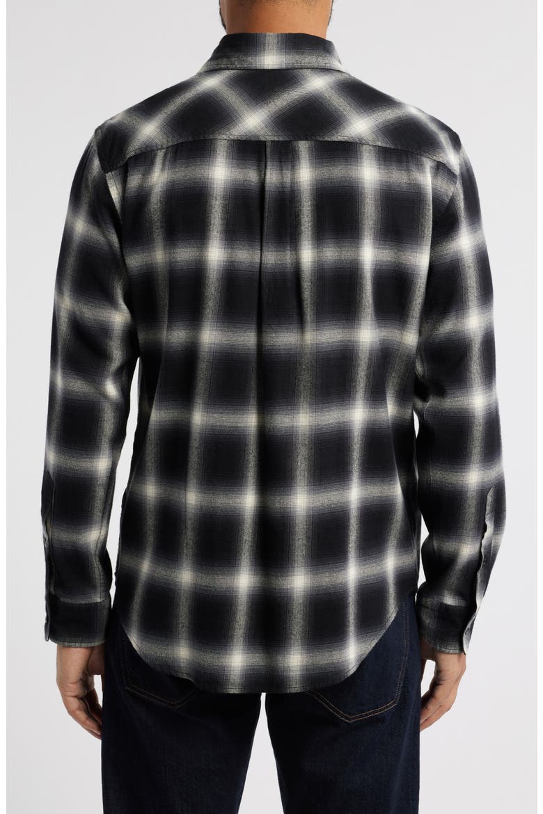 Aiden Plaid Button-Up Shirt, Alternate, color, BRUSHED CHECK PLAID GREY MULTI
