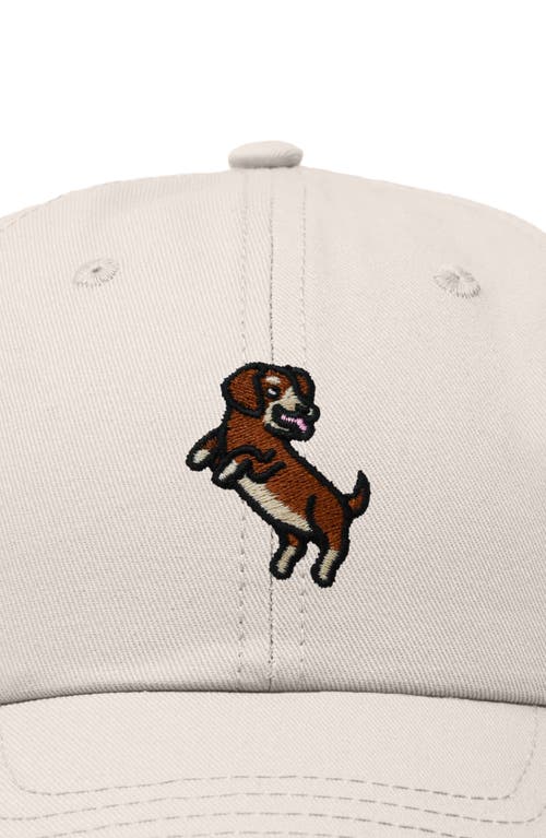 DALIX DALIX DACHSHUND EMBROIDERED DAD CAP