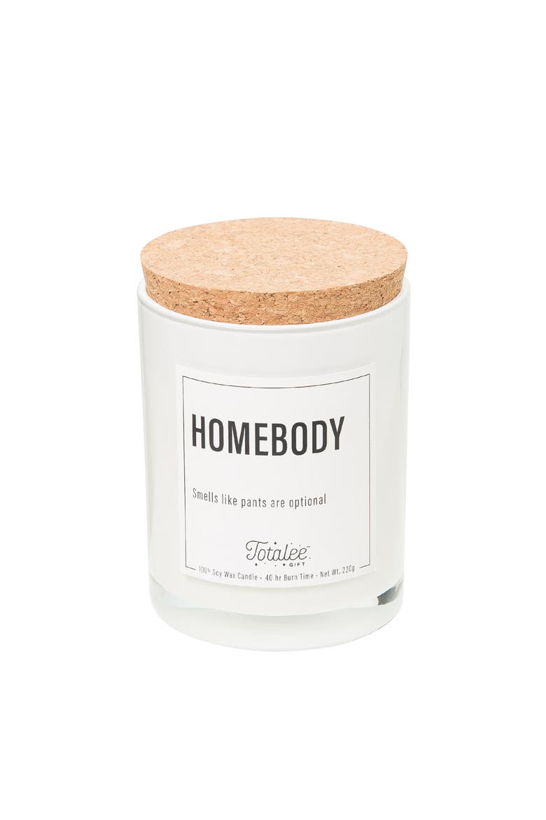 Homebody Soy Candle Wax White 7.76 oz Burn Time 40, Main, color, White