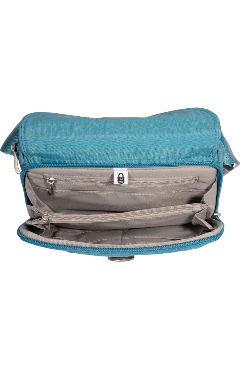 BAGGALLINI Coastal Flip Lock Sling Bag, Alternate, color, Seaside Blue