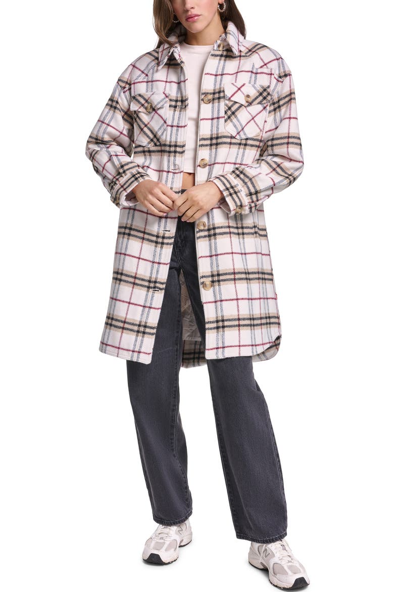 Quilted Longline Shacket, Alternate, color, HAYES PLAID