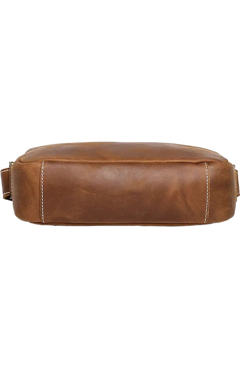 STEEL HORSE LEATHER Soren Vintage Leather Crossbody Bag Sling | Versatile and Durable Leather Bag, Alternate, color, Brown