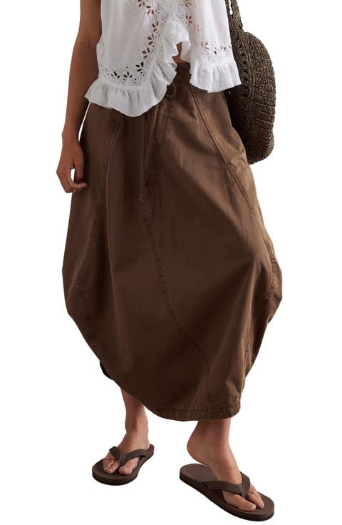 Willow Poplin Midi Skirt