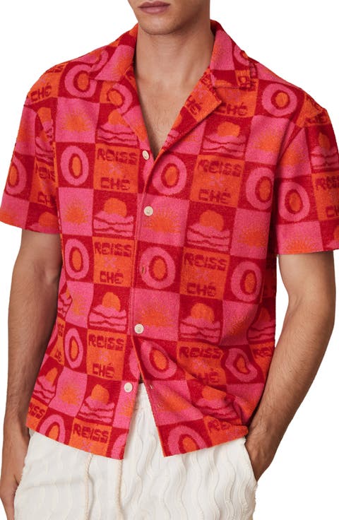 x Ché Saura Terry Cloth Camp Shirt