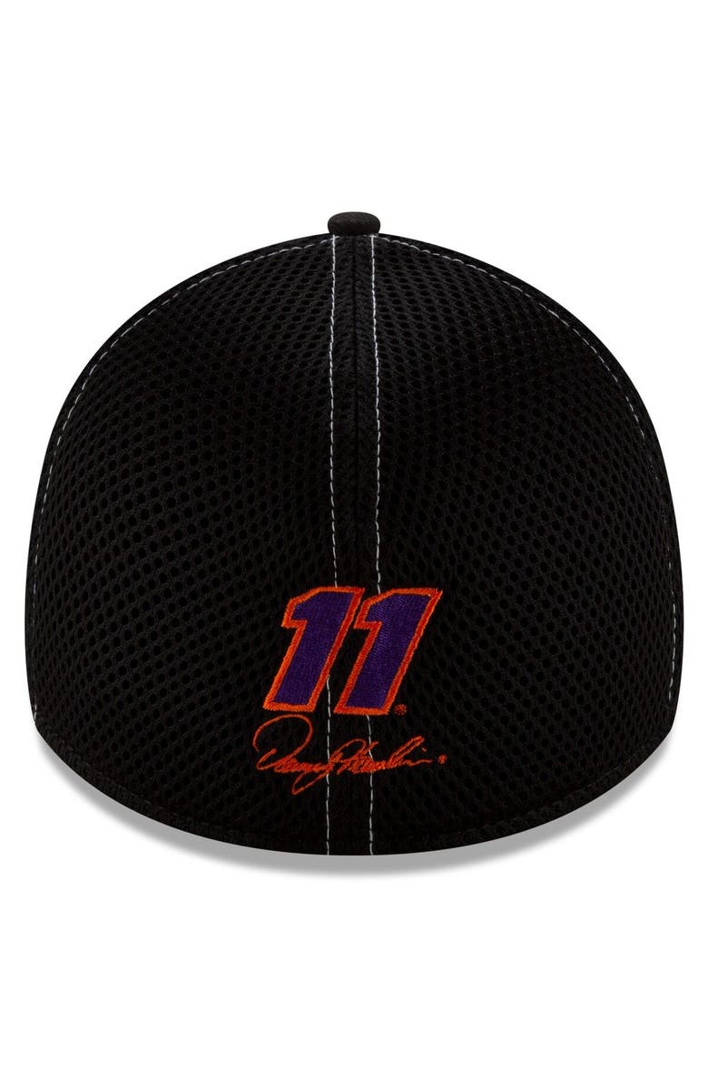 New Era Men's New Era Black/White Denny Hamlin FedEx NEO 39THIRTY Flex Hat, Alternate, color, 