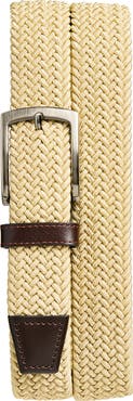 Johnston & Murphy Braided Stretch Belt