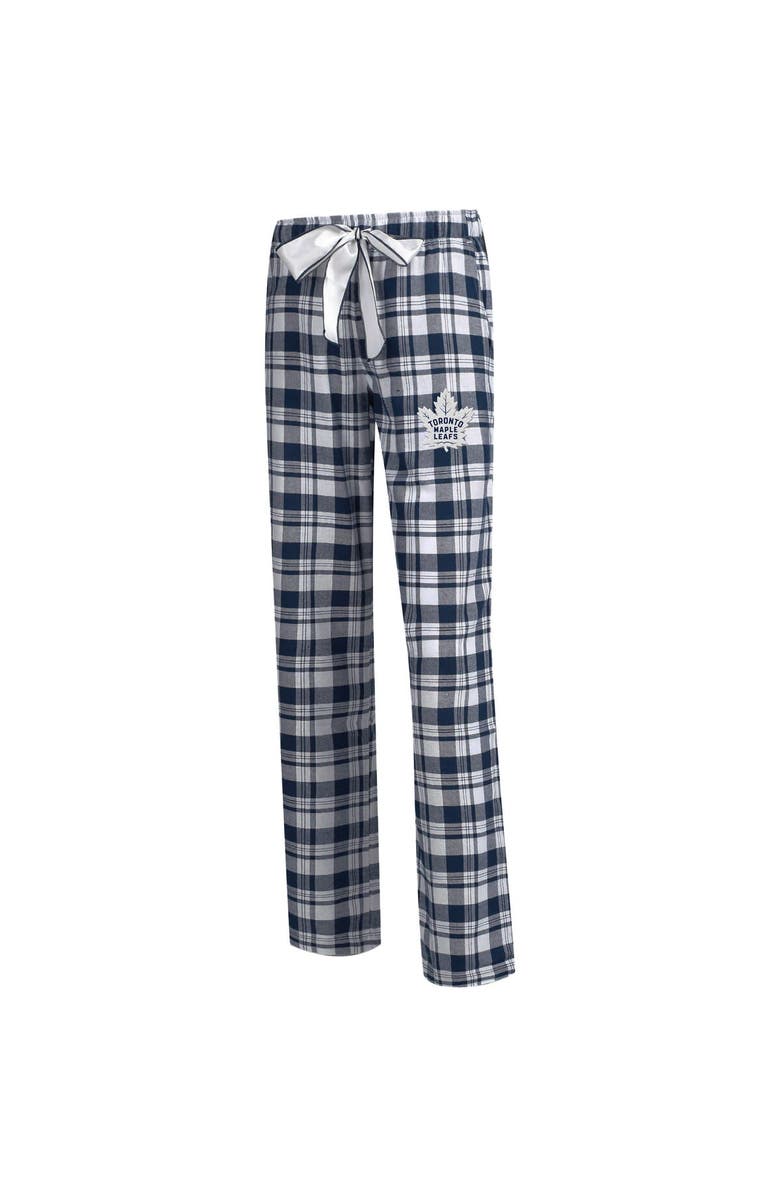 CONCEPTS SPORT Women's Concepts Sport Navy Toronto Maple Leafs Plus Size Piedmont Flannel Pants, Alternate, color, 