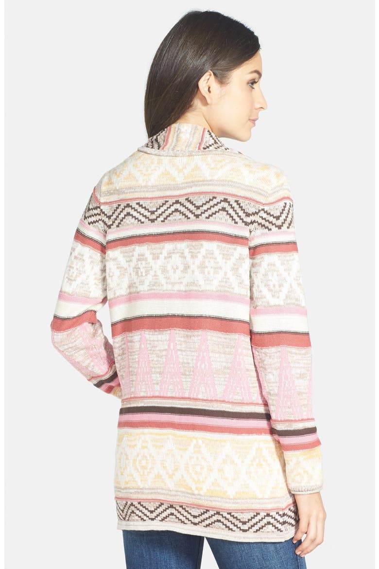 RD Style Southwest Stripe Cardigan, Alternate, color, PINK