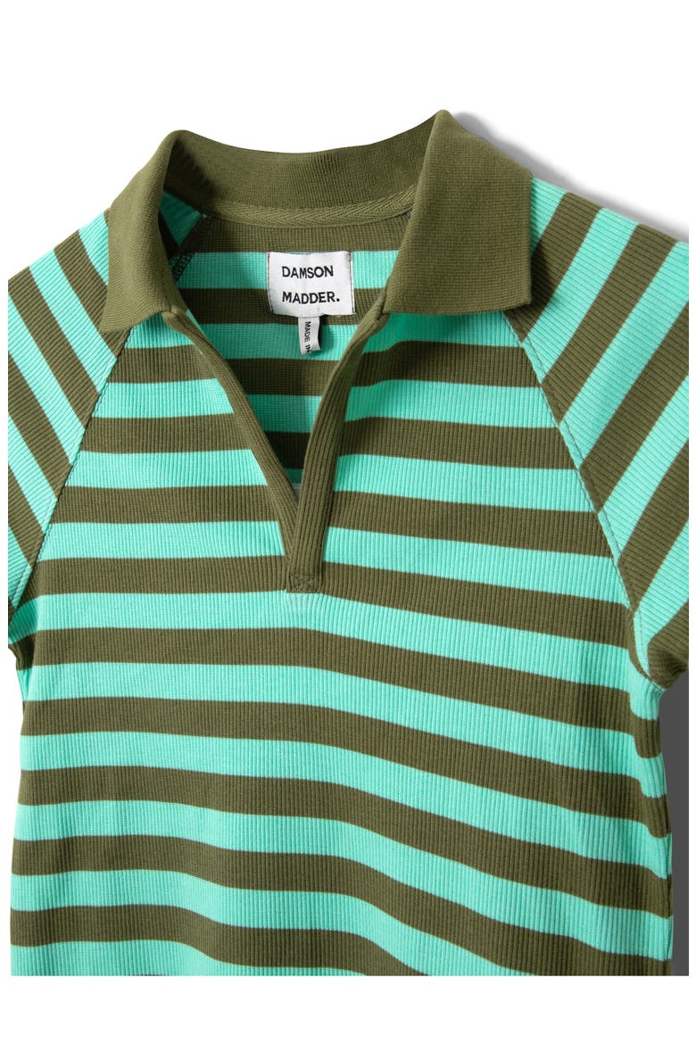 Delphi Stripe Polo Shirt, Alternate, color, GREEN
