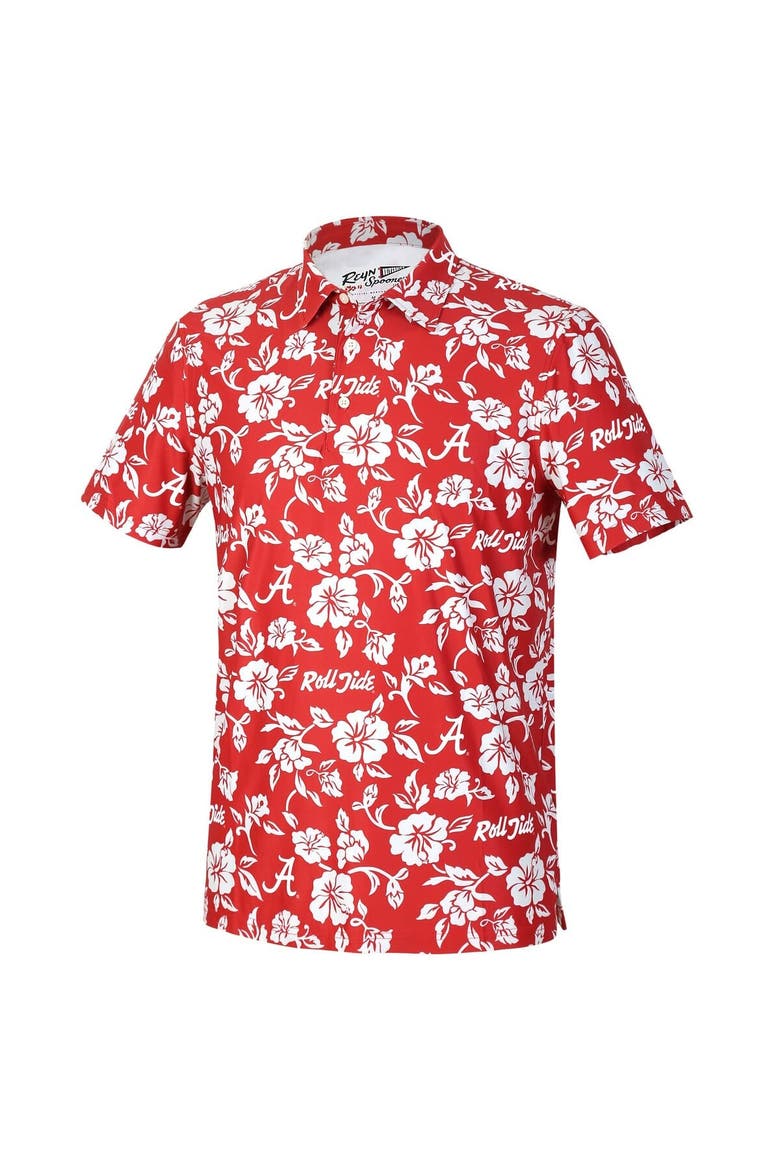 Men's Reyn Spooner  Crimson Alabama Crimson Tide Pua Performance Polo, Alternate, color, Crimson